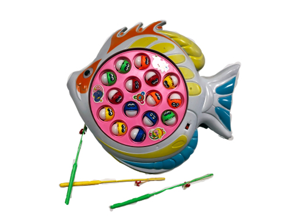 PEGA PEIXE 18 PCS JOGO DE PESCARIA MUSICAL REF JT0163