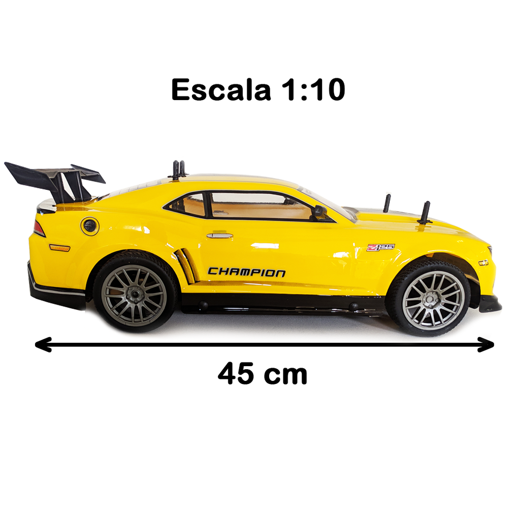 Carro de Corrida 8 Amarelo