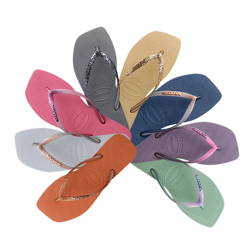 Chinelo Havaianas Slim Square Glitter Il - Produto Original