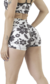 Short Flores Negras Push Up - comprar online