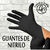 Guantes De Nitrilo Color Negro X 2u Sin Polvo Reforzados - comprar online