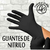 Guantes De Nitrilo Color Negro X 20u Sin Polvo Reforzados - tienda online