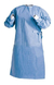 Camisolín Descartable Con Puño X10 Médico Azul Sms 45g
