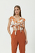 Blusa Hawaii Corina Camel