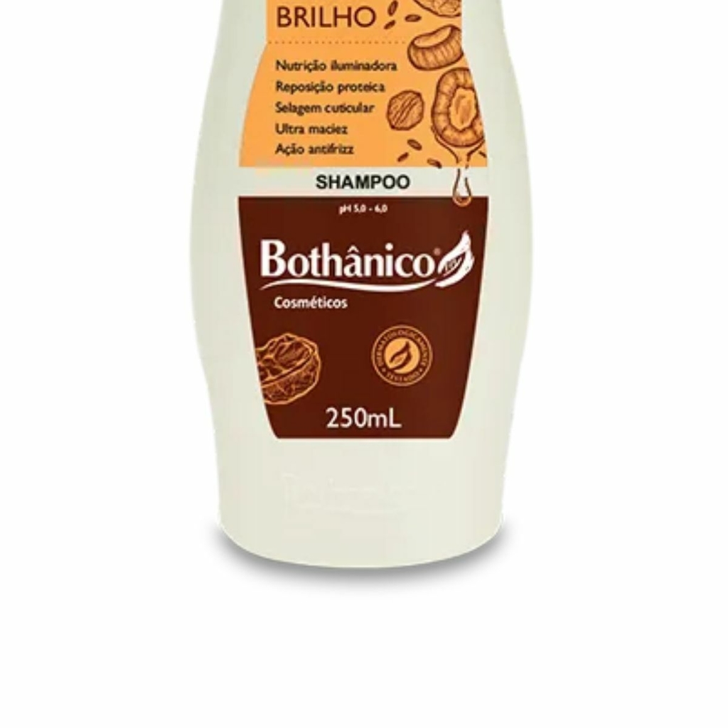 Shampoo Leite Vegano 250mL Bothânico Cosméticos