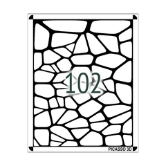Seda de Serigrafía 102 (Voronoi) en internet