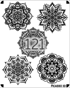 Seda de Serigrafía 121 (Mandalas) en internet