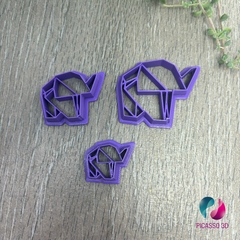 Cortador Elefante Origami - Picasso 3D