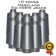 KIT 10UN 500G FIO FORTE PARA JEANS - DFSTORTORELLI