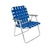 Sillon plegable aluminio con cintas Descansar 80003