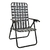 Sillon plegable Aluminio black 5posiciones Descansar 80042 - comprar online