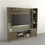 Centro entretenimiento 180cm Nogal/gris Hasta tv 65" Home 1109: - comprar online