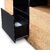 Mesa tv Mesina 180cm Hickory/negro para tv 65": - Maitess 