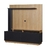 Centro entretenimientopara tv 65" Mesina Scaletta 180cm Hickory/negro: