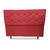 Respaldo de cama 160 tapizado Chenil rojo: