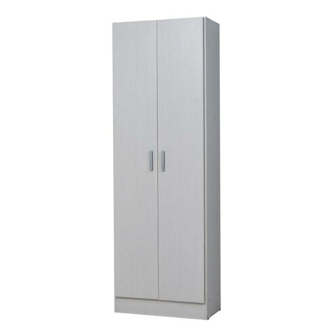 Mueble organizador Multifuncion 2 puertas Roble Blanco 180x60cm: