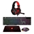 Teclado y mouse Targa Gamer Mars400 combo con auricular y Pad