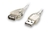 Cable USB Noga 2.0 transparente macho/hembra
