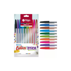 Pack Bolígrafos Filgo 10 Colores