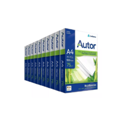 Caja de Resma Autor A4 75g x10u