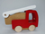 Mini Camion De Bomberos Realizado En Madera Uovo