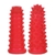 Capa De Dedo Estimuladora Com Textura 8cm x 3cm Vermelho - comprar online