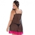 Camisola Rosa Transparente Em Renda Com Bojo Shyenne Plus Size - comprar online