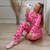 Pijama Americano com Estampa Beijo Pink