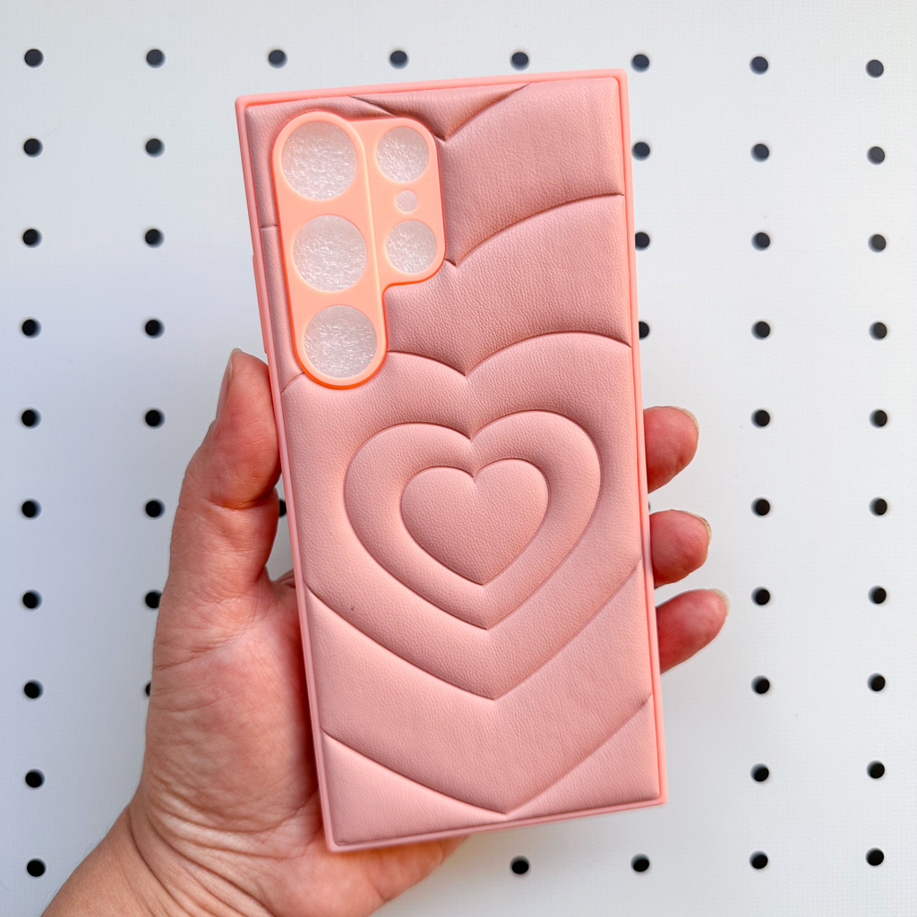 Funda Corazón Samsung S23 Ultra Rosa