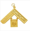 Joia Past Master ou Mestre Instalado Dourado