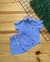 Conjunto Infantil liso Azul Croco Mauricinho moda Blogueirinho na internet