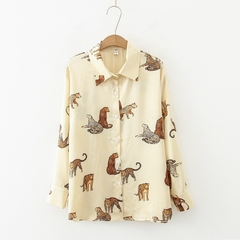 Camisa Leopardo | Costure.me