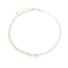 Choker Correntes Circular -Ouro