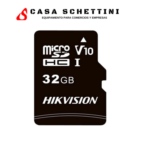 Tarjeta Memoria 32gb Micro SD Hikvision Adaptador Clase 10 C1 Series