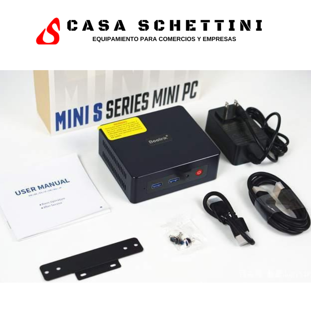 Mini Pc Beelink MINI S - INTEL N5095 - SSD 256 GB - 8 GB RAM Comercio