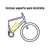Mini Inflador Manual Aluminio Bicicleta 60PSI Truper 13790
