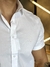 CAMISA MANGA CURTA SLIM BRANCA - comprar online