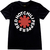 camiseta preta 100% algodão, estampa Red Hot Chili Peppers