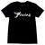 camiseta preta 100% algodão, estampa logo da Banda Pixies