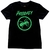 camiseta preta 100% algodão, estampa logo da Banda The Prodigy.