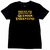 camiseta preta 100% algodão, estampa que a tradução é "Escrito e dirigido por Quentin Tarantino"