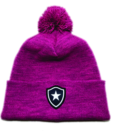 Gorro Botafogo 2024 - Rosa Mescla - Pompom Removível