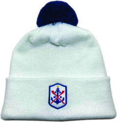 Gorro Marcílio Dias 2024 - Branco - Pompom Removível