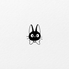 Carimbo Desenho | Ghibli Jiji Laço - 3x4 cm