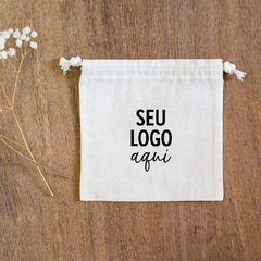 Saquinho Algodão | Personalizado Seu Logo - loja online