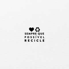 Carimbo | Recicle - 4x3 cm