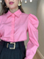 Camisa Tricoline Lilian - Rosa - loja online