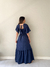 Vestido Viscose Sarjada Alana - Azul - comprar online