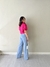 Semi Cropped Tricoline Paola - Pink na internet