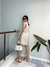 Vestido Crepe Alfaiataria Safira - Areia - comprar online